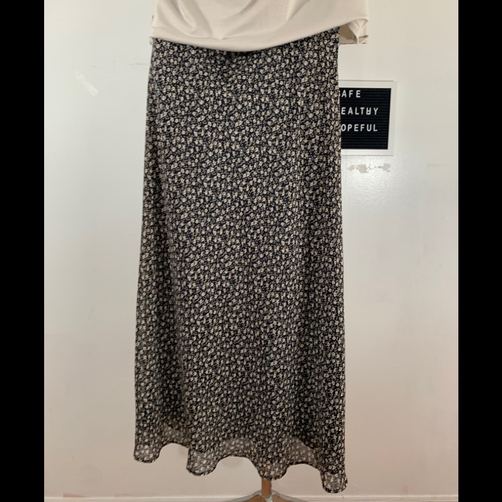Express Vintage Maxi Skirt